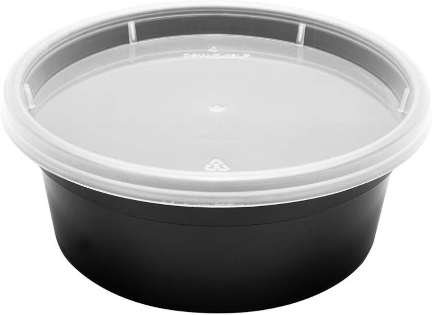 Karat [32oz - 240 ct] Clear PP Injection Molded Round Deli Containers with Lids (FP-IMDC32-PP)