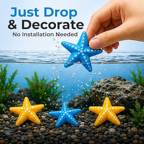 Brewish Artificial Lifelike Plastic Fish for Aquarium Tank Decorations Ornaments | Random Pattern Moving Floating Fishes Toy for Swimming in Bubble