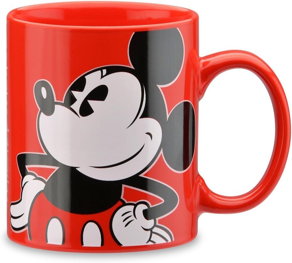 Disney Mickey Mouse 1-Cup Coffee Maker with 12 oz Mug by Select Brands - Kitchen Appliance for Drip Coffee - Home Appliance with Mickey Mouse Mug &