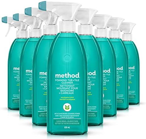 method Foaming Tub + Tile Cleaner, Eucalyptus Mint, 28 fl oz