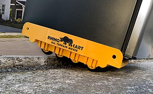 Rhino Cart All Terrain Mover Heavy Duty Appliance Dolly for Building Material Handling & Moving Heavy Furniture with Ease - Expands up to 46” with