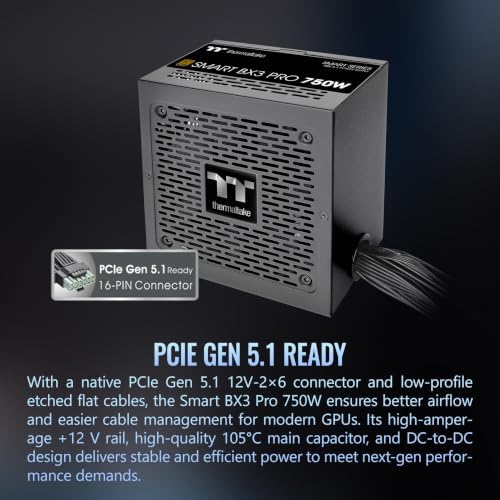 Thermaltake Toughpower GX2 80+ Gold 600W SLI/Crossfire Ready Continuous Power ATX 12V V2.4/EPS V2.92 Non Modular Power Supply 5 Year Warranty