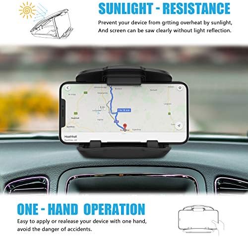 GPS Holder for Car, GPS Dash Mount for Garmin, Nuvi Drive Dezl Drivesmart, Tomtom, Magellan Roadmate, Rand McNally, Navman
