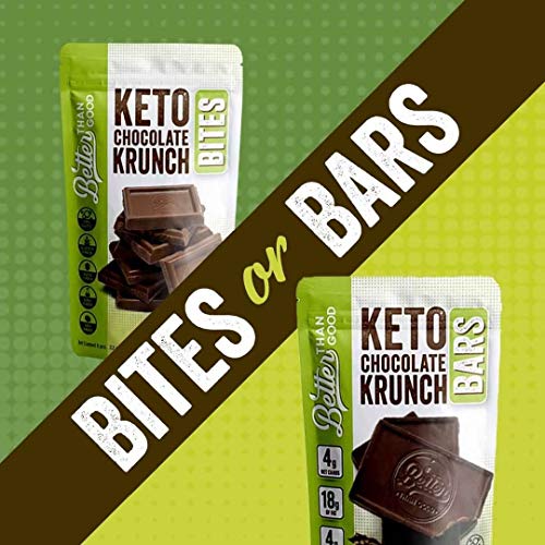 Better Than Good Chocolate Bark Bites, Sugar Free Candy Snack, 2-Pack