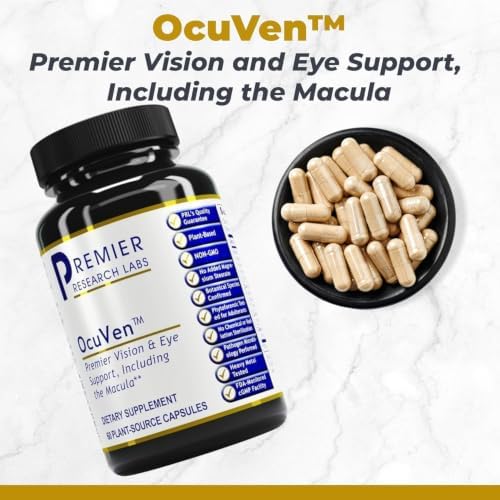 Premier Research Labs OcuVen - Lutein and Zeaxanthin Supplement, Eye Health Vitamins for Adults & Seniors, Vision Supplements, Macular Health