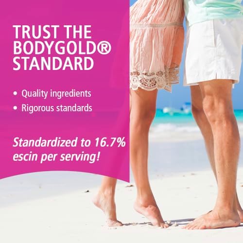 Body Gold Venastat, Leg Vein Support Supplements, 60 Veggie Capsules