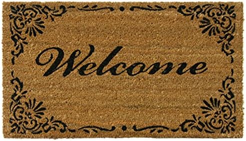 Rubber-Cal "Classic American Welcome Mat Coir Matting, 18 by 30-Inch