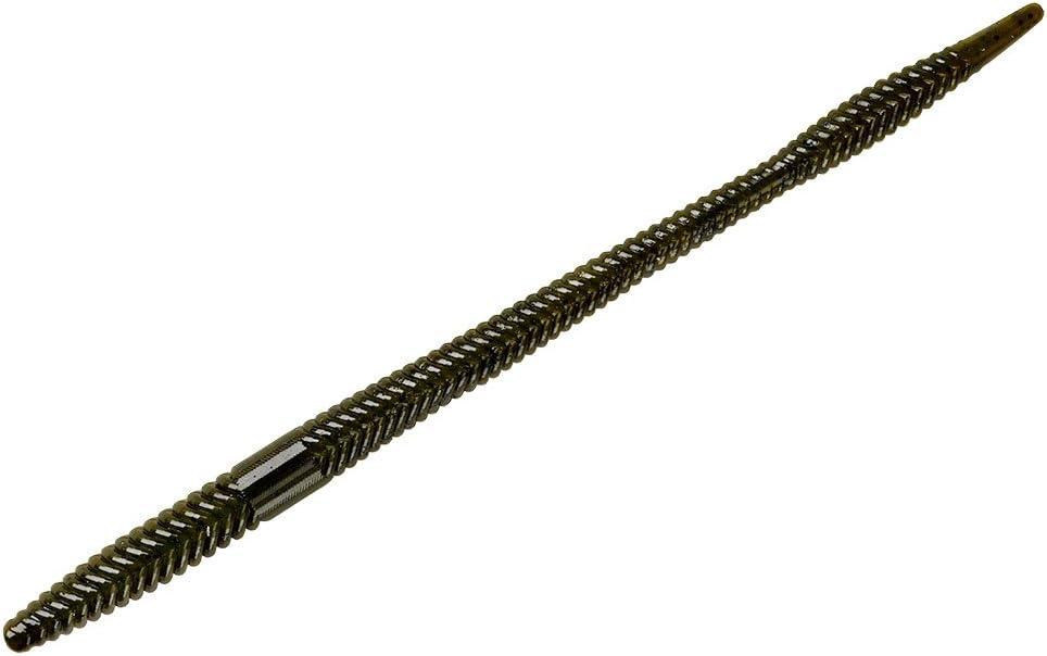 YUM Mighty Worm Straight-Tail Soft Plastic Bait Fishing Lure, 10.5 Inch Length, 5 per Pack