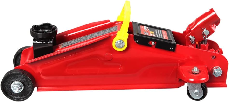 BIG RED Torin Hydraulic Trolley Floor Jack Combo with 2 Jack Stands, 2 Ton Capacity (T82001)