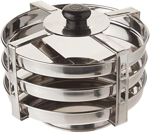 Tabakh Food Container Stackable Stainless Steel Pressure Cooker Steamer Insert Stand - For Instant Pot 6qt & 8qt