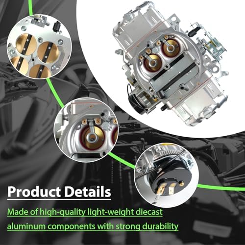 BR-67255 Carburetor 4150 Model 650 CFM 4 Barrel For Holley Quick Fuel Brawler Double-Pumper Carburetor Mechanical Secondary Electric Choke