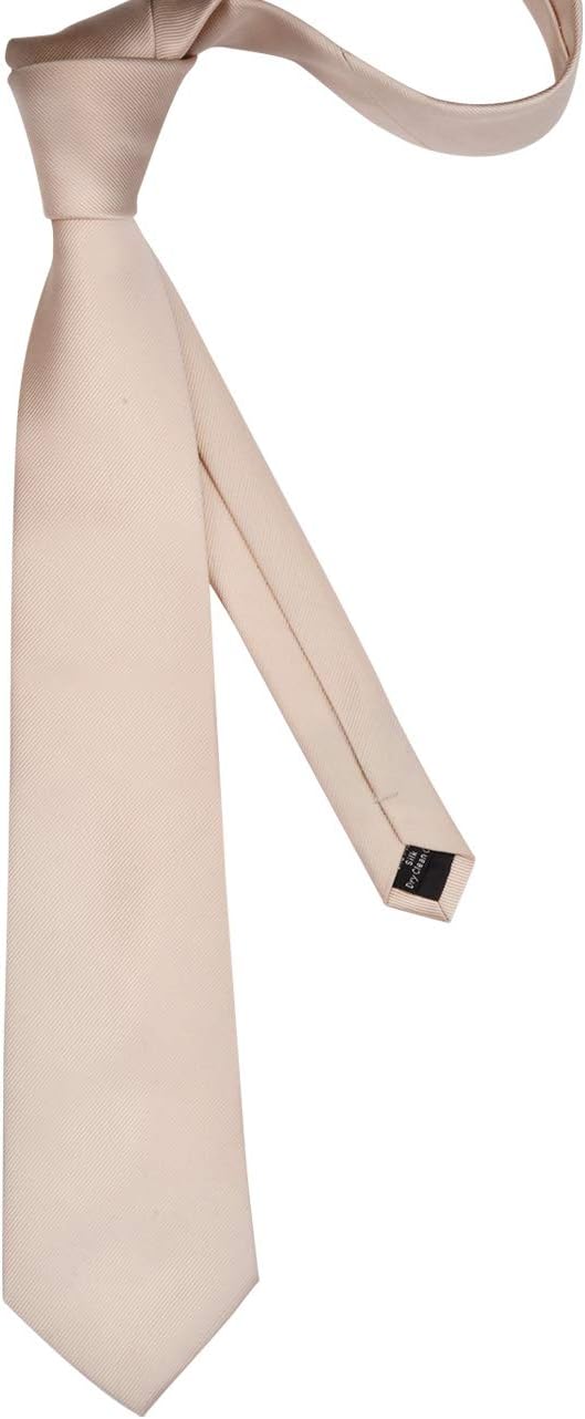 GUSLESON Classic New 3.15"（8cm） Men's Solid Color Necktie Wedding Business Tie + Gift Box