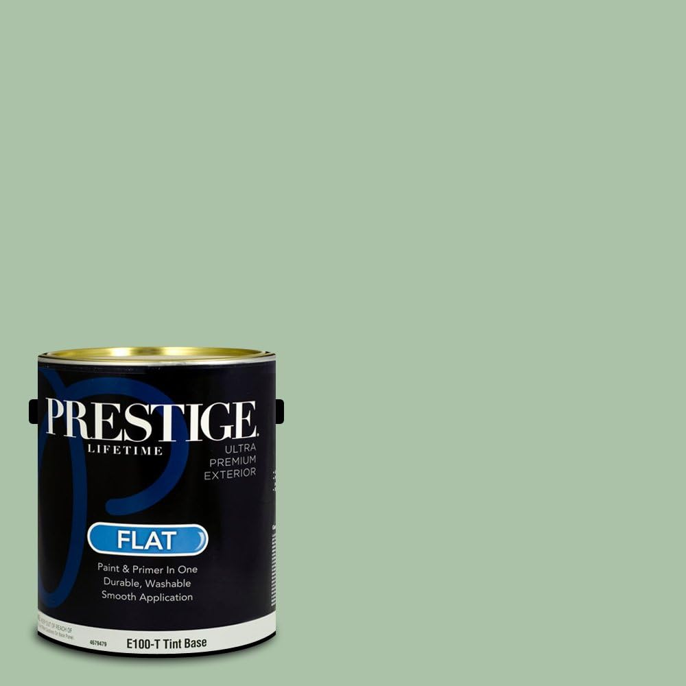 PRESTIGE Paints Exterior Paint and Primer In One, 1-Gallon, Semi-Gloss, Comparable Match of Sherwin Williams* Shamrock*