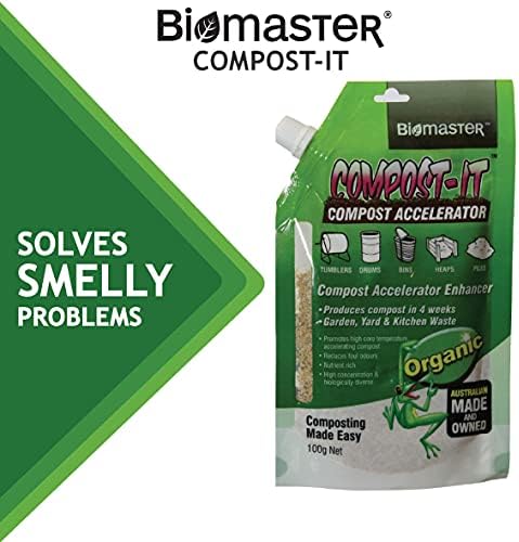 Compost-It Compost Accelerator/Starter 100g Spout Pack for All Composting Systems, (100% Natural Concentrate)