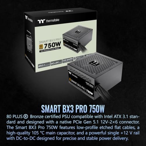 Thermaltake Toughpower GX2 80+ Gold 600W SLI/Crossfire Ready Continuous Power ATX 12V V2.4/EPS V2.92 Non Modular Power Supply 5 Year Warranty