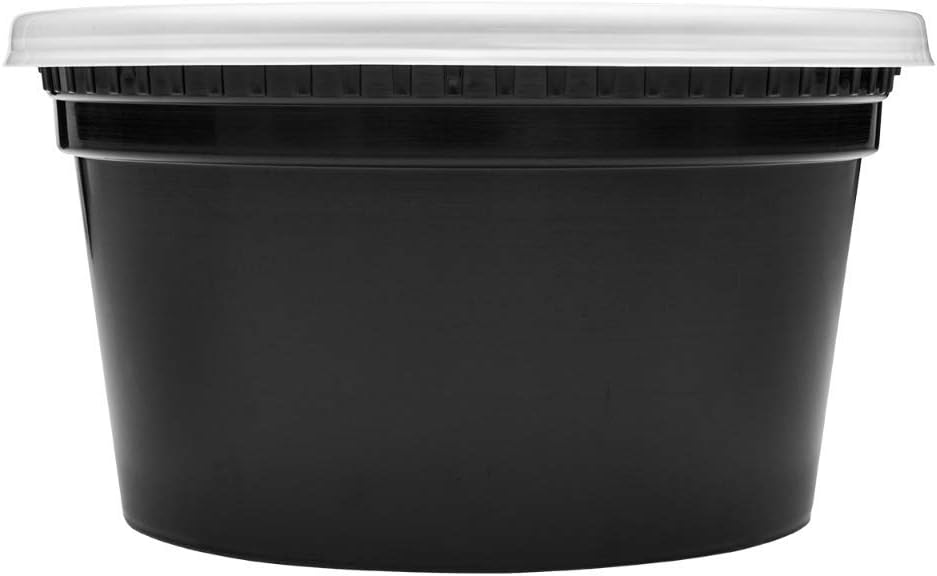 Karat [32oz - 240 ct] Clear PP Injection Molded Round Deli Containers with Lids (FP-IMDC32-PP)
