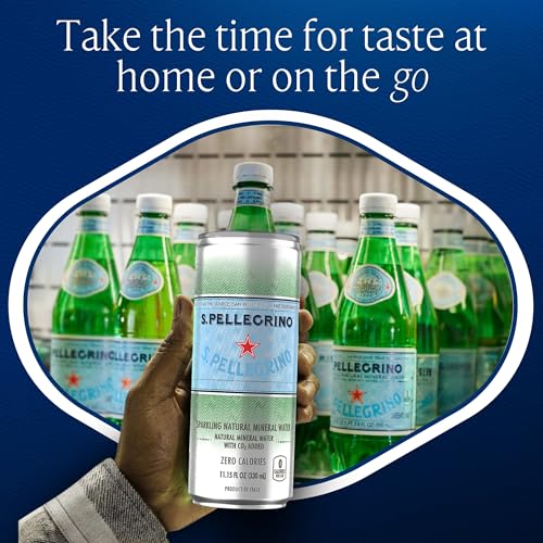 S.Pellegrino Sparkling Natural Mineral Water, 11.15 Fl Oz (pack of 8)