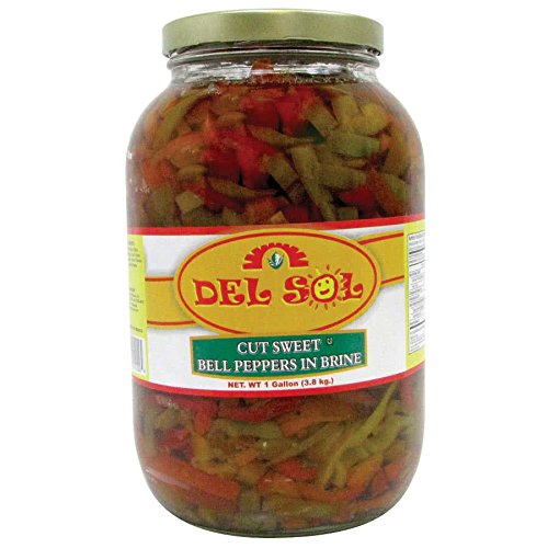 Del Sol Cut Sweet Bell Peppers in Brine (1 Gallon)