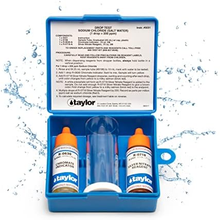 TAYLOR TECHNOLOGIES INC K-1766 DROP TEST CHLORIDE SALT WATER