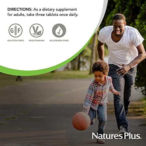 NaturesPlus AgeLoss Kidney Support - 90 Tablets - with Vitamin D3 & Magnesium - Vegetarian, Gluten Free - 30 Servings