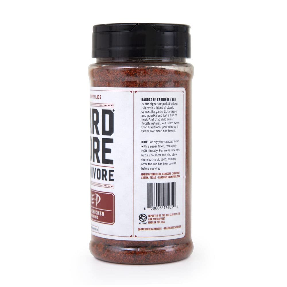 Hardcore Carnivore Black | All-Purpose Beef Seasoning Rub, 13oz Shaker