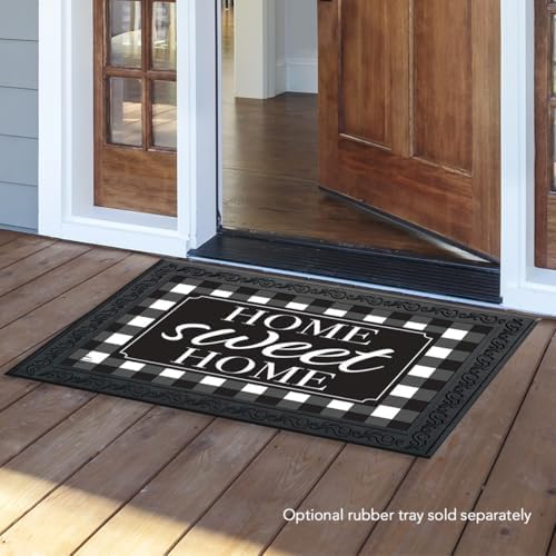 Briarwood Lane Doormat 30x18 Indoor Outdoor Farmhouse Wreath Spring for Spring Doormat