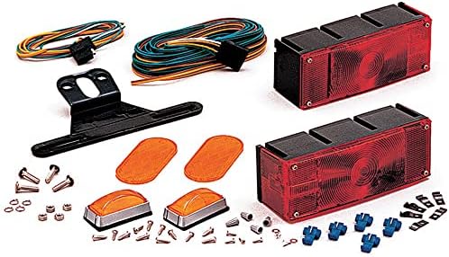 Optronics TL16RK Waterproof Universal Mount Combination Tail Light Kit, Red