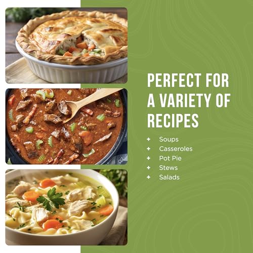 Augason Farms Dehydrated Diced Celery Can | Emergency Food Supply, 73 Servings, 25 Year Shelf Life, Great for Cooking and Snacks, Dehydrated Meals