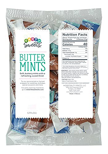 Hospitality Mints Bible Verse Buttermints, Six 7 Oz Bags | Gluten Free & Kosher, Quality you can taste, Taste the difference today!, Gluten Free, Fat Free, Kosher and no Trans Fat