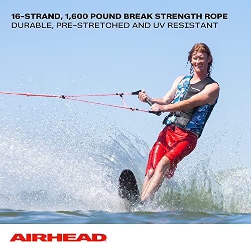 Airhead Ez Up Slalom Training Rope, Water Ski Rope for Learning, 1 Section, 75-Feet