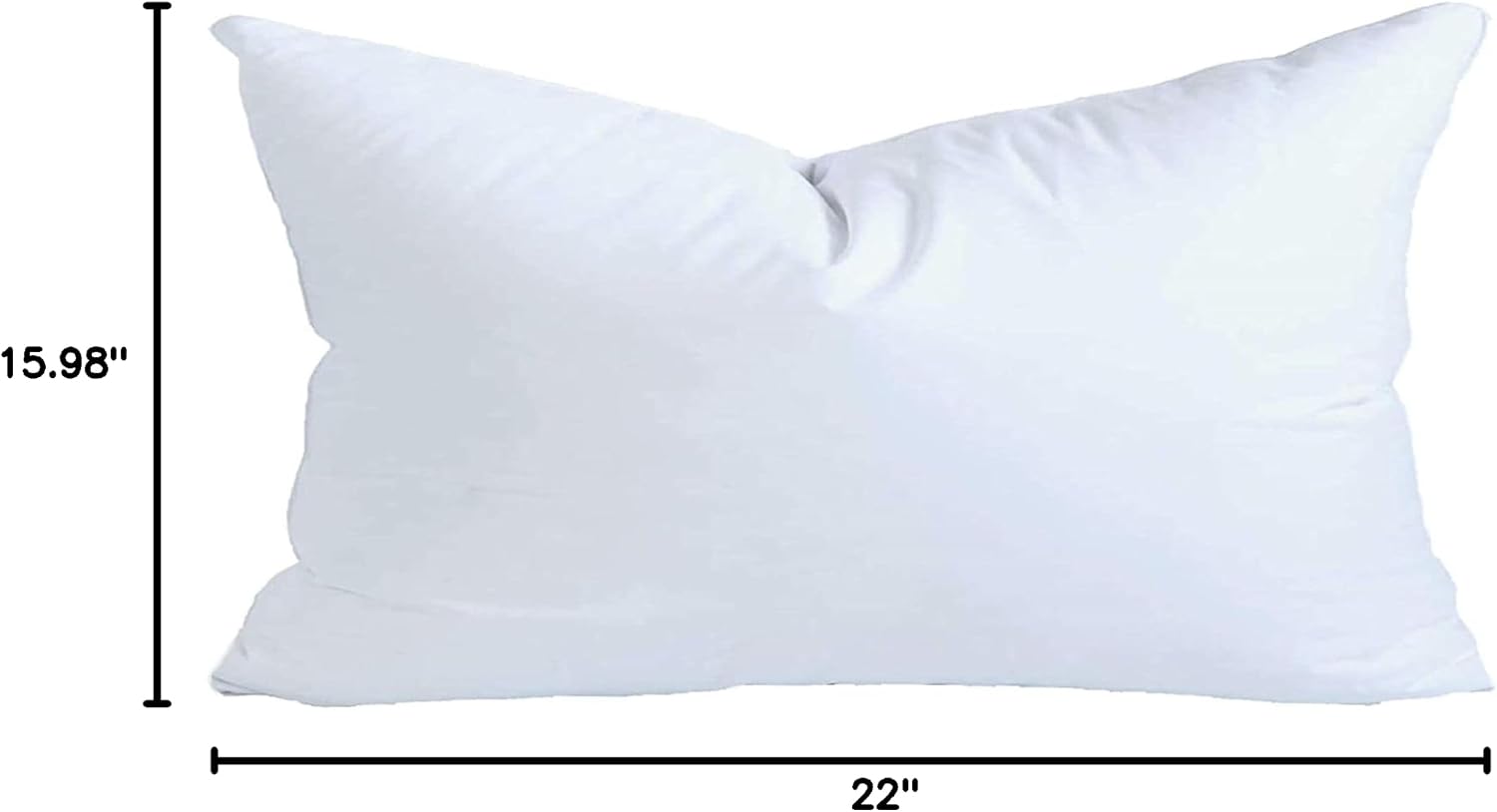 MoonRest® 26x26 Inch Synthetic Down Alternative Square Pillow Insert Form Stuffer for Sofa Shams, Decorative Throw Pillow