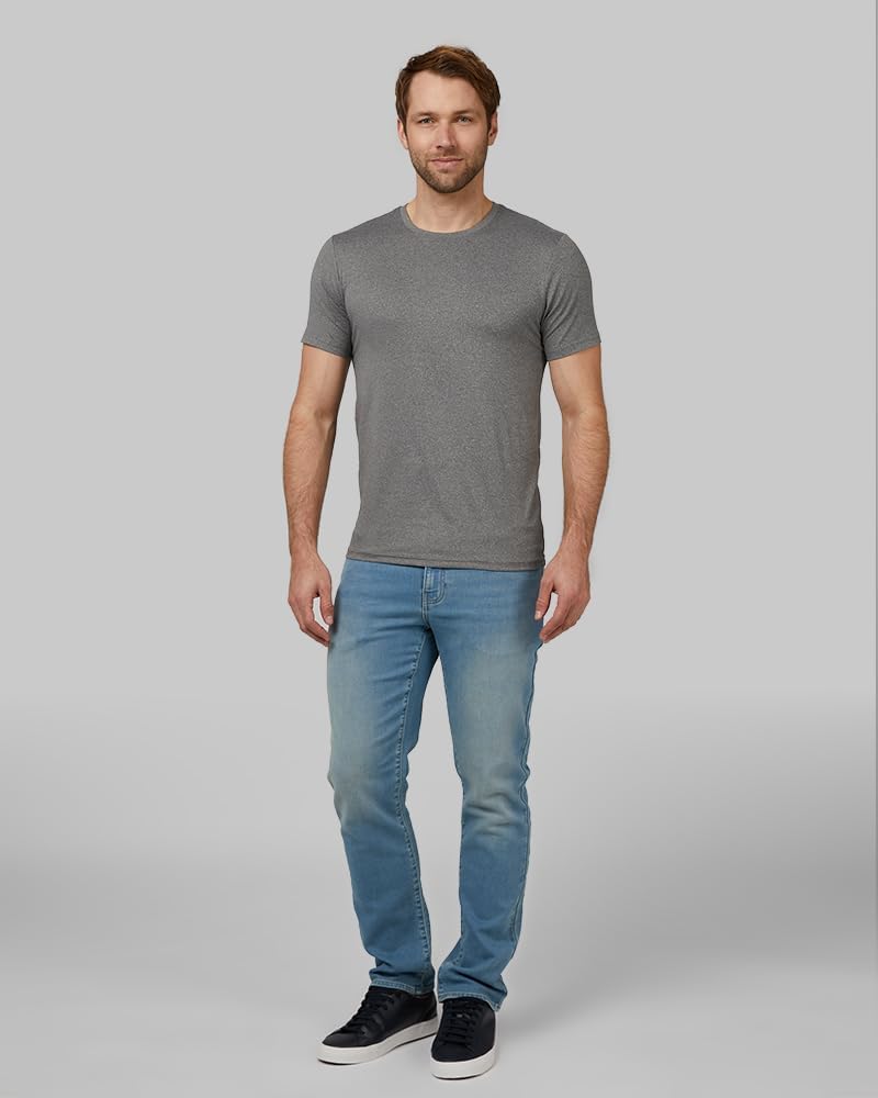32 Degrees Men's Cool Classic Crewneck T-Shirt, Anti-Odor, Quick Drying, 4-Way Stretch