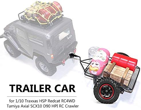 GoolRC Trailer Car Hopper Trail for 1/10 Traxxas HSP Redcat RC4WD Tamiya Axial SCX10 D90 HPI RC Crawler Car DIY
