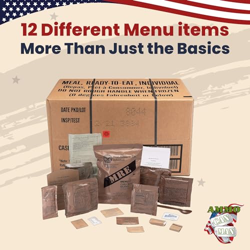 Sopakco US Military MRE, A Case, Menus 1-12, 2026