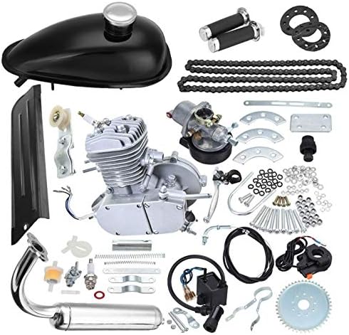 Upgraded Complete 2-Stroke 80cc Motorized Bike Bicycle Cycle Petrol Gas Motor Engine Kit