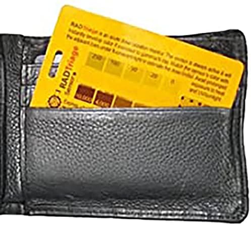 RADTriage FIT Personal Radiation Detector for Wallet or Pocket, Nuclear Radiation Detector, Electromagnetic Field Radiation Detector