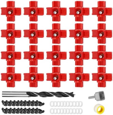 20 Pack Chicken Waterer Nipples for Chicks to Chickens with Drill Bits | Water Saving Design, Easy Install Leakproof Poultry Watering System, Chicken Coop Accessories, Quail Water Feeder
