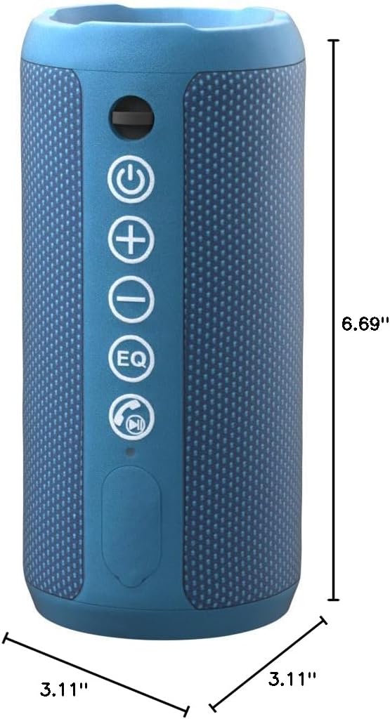 Ortizan X10 Portable Bluetooth Speaker (1st Gen), IPX7 Waterproof, Wireless