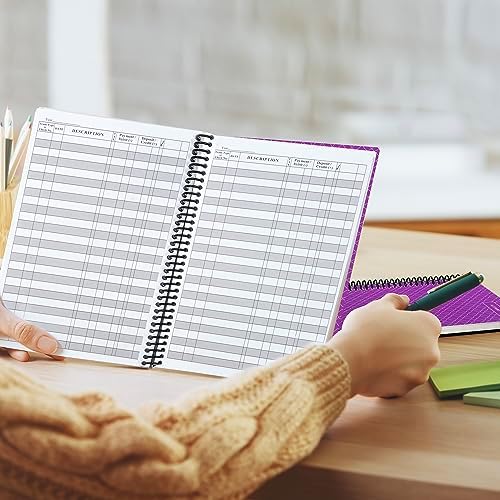 The Superior Register's Premium Check Book Register & Debit Card Ledger Notebook - Checking Account Register, Business Ledger