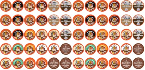 Perfect Samplers Hot Chocolate Single Serve Cups For Keurig K cup Brewers, Variety Pack Sampler, Cocoa, 30 Count