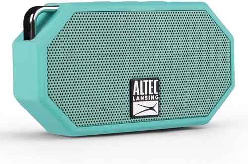 Altec Lansing Mini H2O - Waterproof Bluetooth Speaker, IP67 Certified & Floats in Water, Compact & Portable Speaker for Hiking, Camping, Pool, and Beach