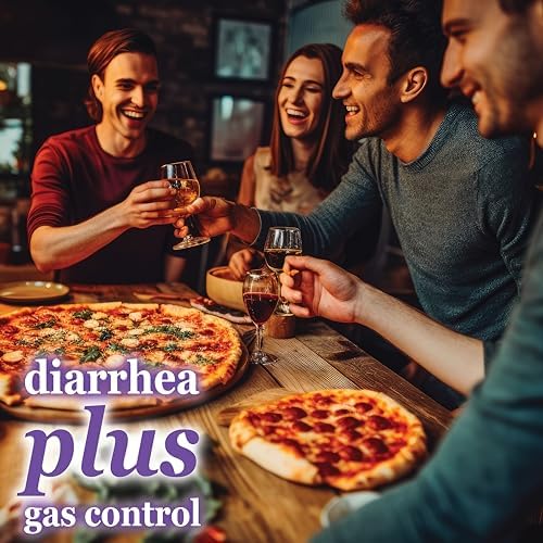 A+Health Anti-Diarrheal Anti-Gas Loperamide Simethicone Caplets 24 Count
