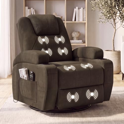 Flamaker Rocking Chair Recliner Chair with Massage, Rocking Chair Nursery