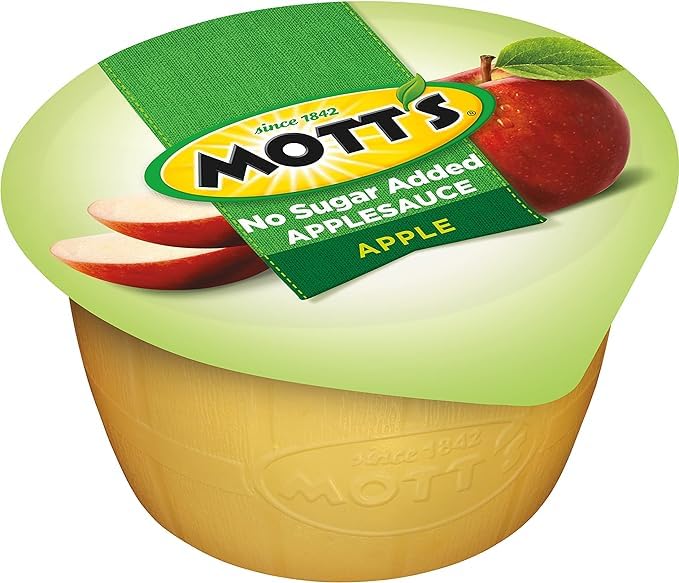 Mott's Unsweetened Applesauce, 3.9 oz cups, 36 count