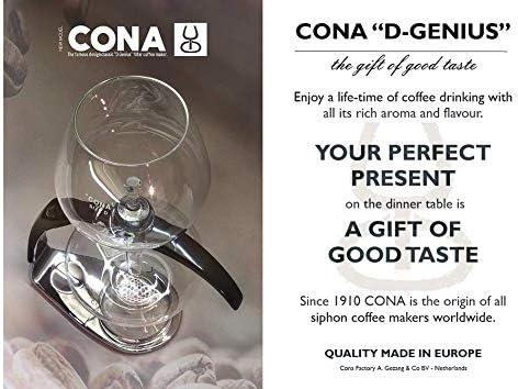 CONA coffee maker D-GENIUS ALL-GLASS