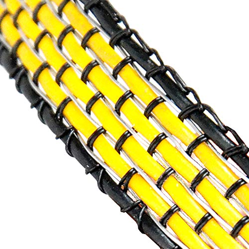Zareba Heavy-Duty Sure Shock Polytape - 656 foot x 1/2 inch - HDT656YH-Z - Heavy-Duty Polyatpe for Electric Fence - PVC Coated, Highly Visible Electric Fencing Wire