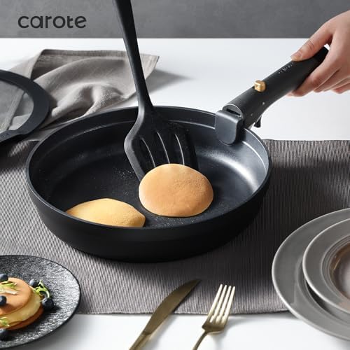 CAROTE 21pcs Pots and Pans Set Non Stick, Detachable Handle Cookware Sets | Ultra Nonstick, Space Saving, Dishwasher & Oven Safe
