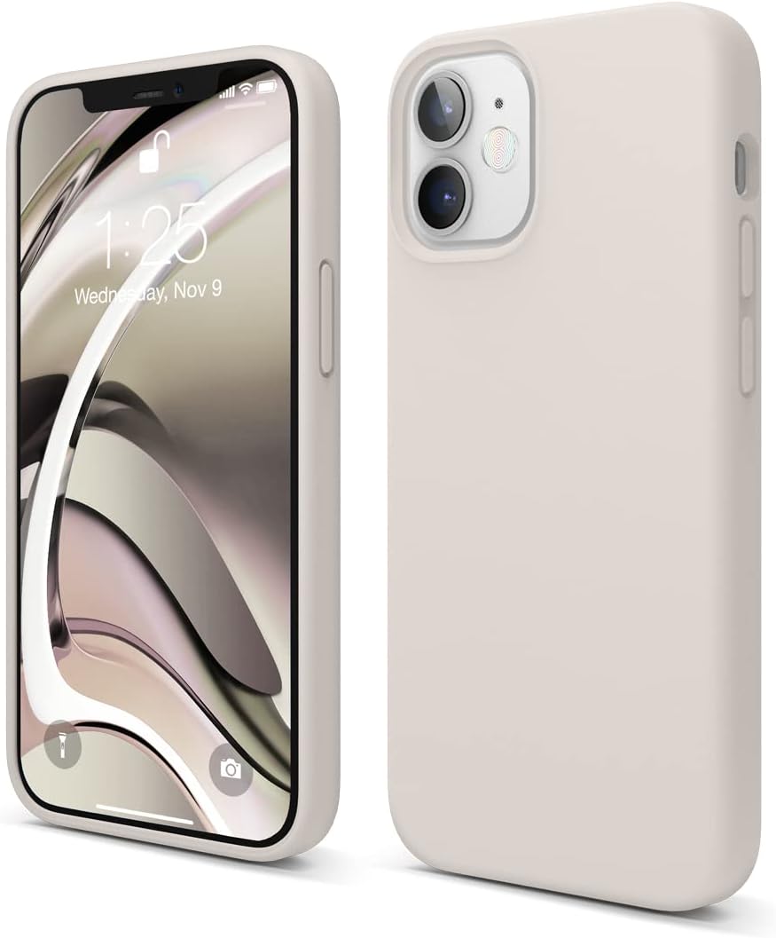 elago Premium Liquid Silicone Case for iPhone 12 Mini Lavender