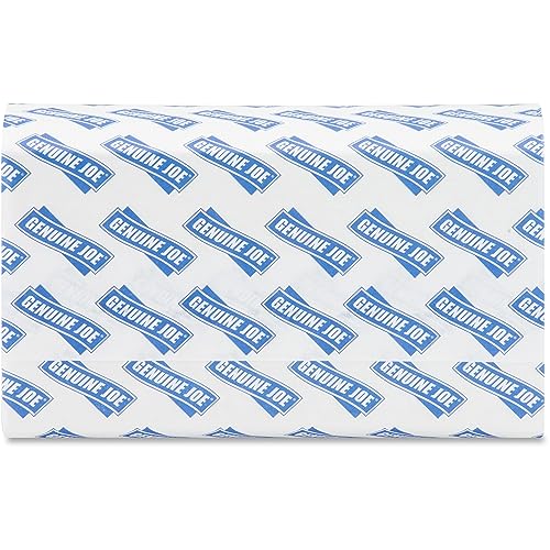 Genuine Joe Multifold Hand Towels, 9.5" x 9.10", 1-Ply, White, 250/Pack, 16 Count