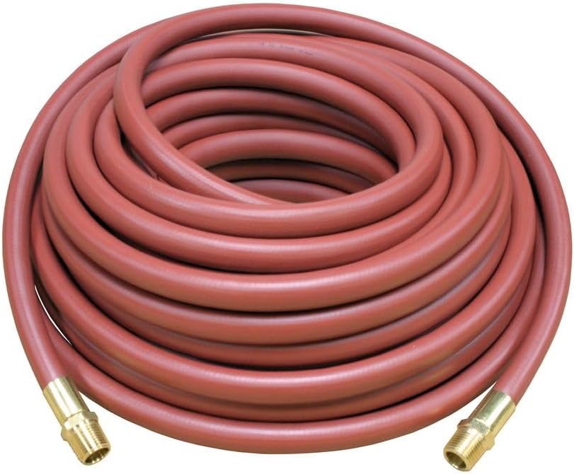 Reelcraft S601026-50 Low Pressure Air/Water Hose Assembly, 3/4" x 50', 250 Psi, 3/4" x 3/4 NPTF(M), 1.075 OD, PVC Nylon